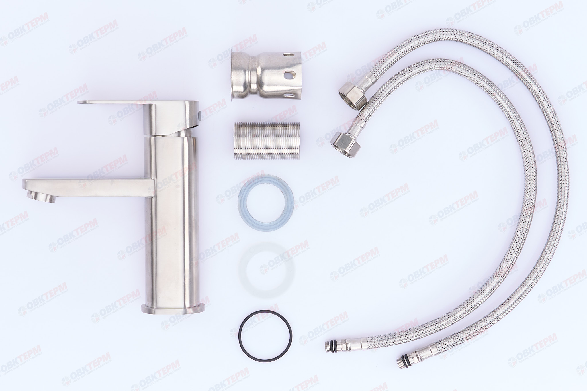 Смеситель д/умывальника нерж/сталь CHAMPION AVA-001 SUS304 ф35  (10 шт/ящ) - Изображение №3