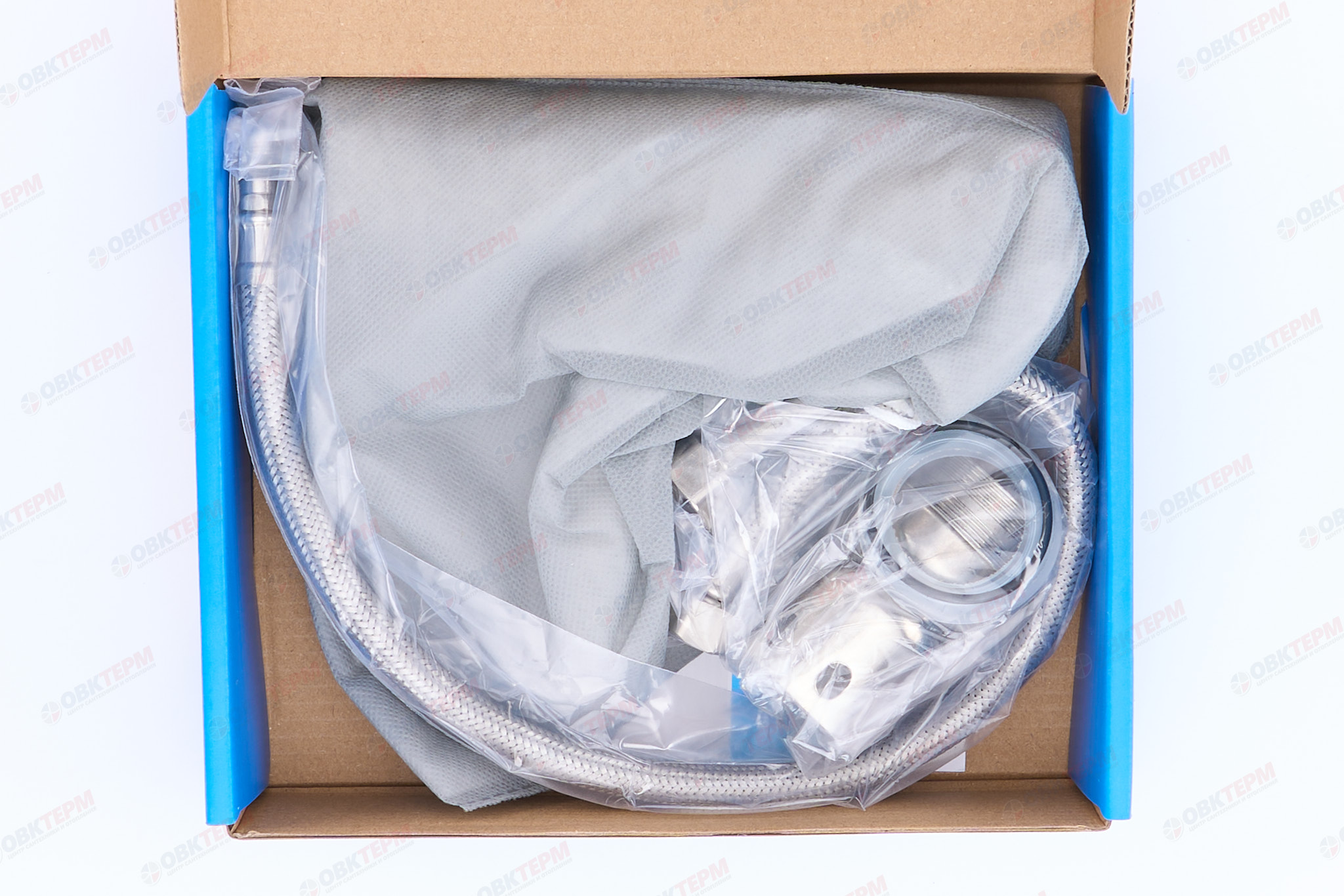 Смеситель д/умывальника нерж/сталь CHAMPION AVA-001 SUS304 ф35  (10 шт/ящ) - Изображение №5