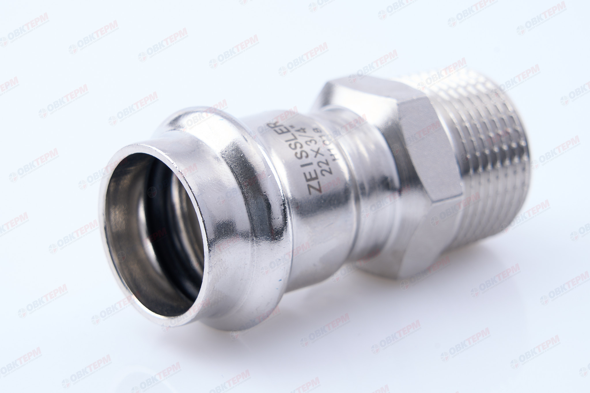 Муфта пресс из нерж.ст.  22 х 3/4"Н   TIM  (110/5) - Изображение №1