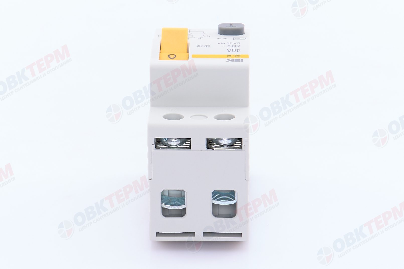 Выключатель автоматический дифференциального тока IEK 2п C 40А 30мА тип AC 4.5кА АД-12 - миниатюра №9