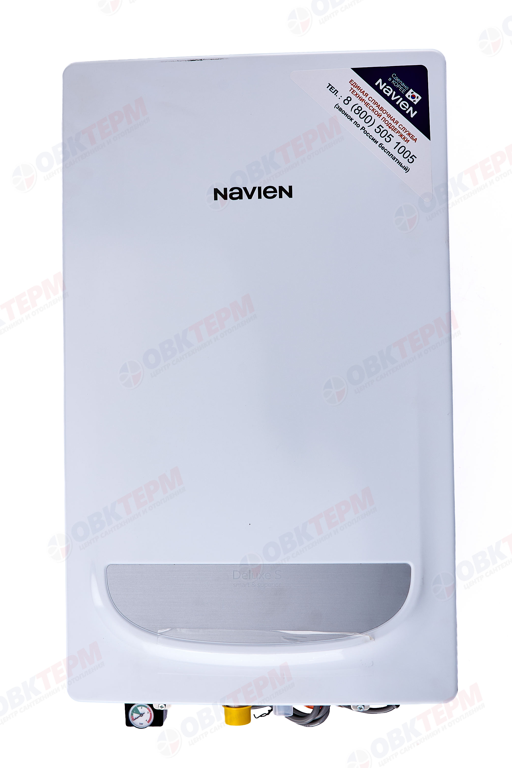 Котел газовый настенный NAVIEN  Deluxe S COAXIAL-13K (13 кВт, 2-х конт, турбо,без трубы) - миниатюра №2