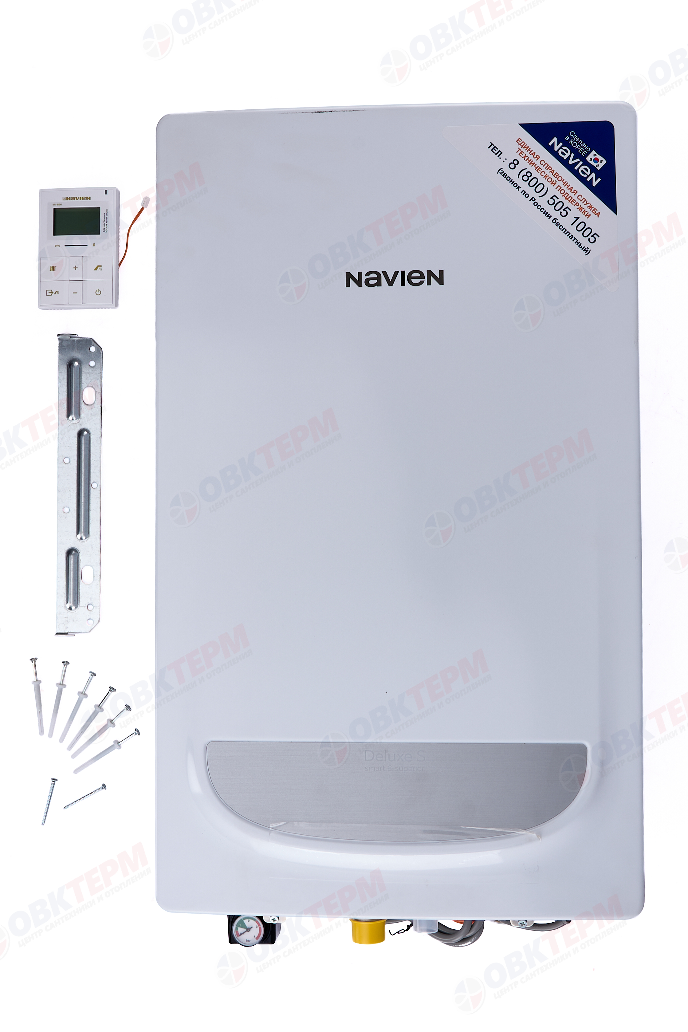 Котел газовый настенный NAVIEN  Deluxe S COAXIAL-13K (13 кВт, 2-х конт, турбо,без трубы) - миниатюра №7