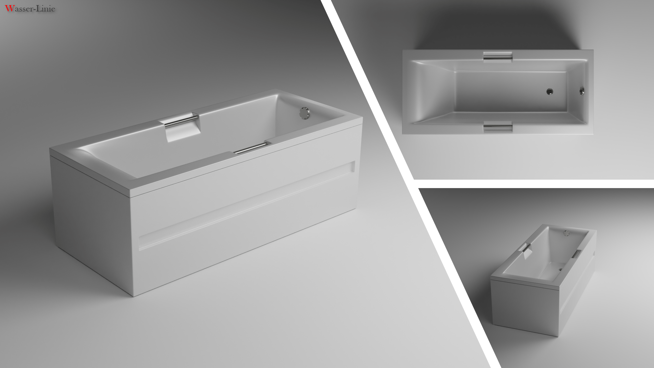 Ванна акрил  Wasser-Linie SINDI 170*75 (без комплекта) - Изображение №2