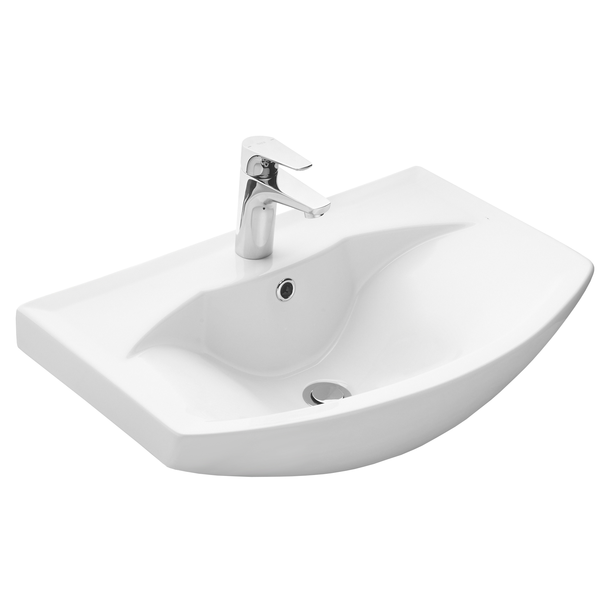 Умывальник мебельный SANTEK Смайл  80 ШВГ 805х195х445 (только для мебели AQUATON) - изображение №1