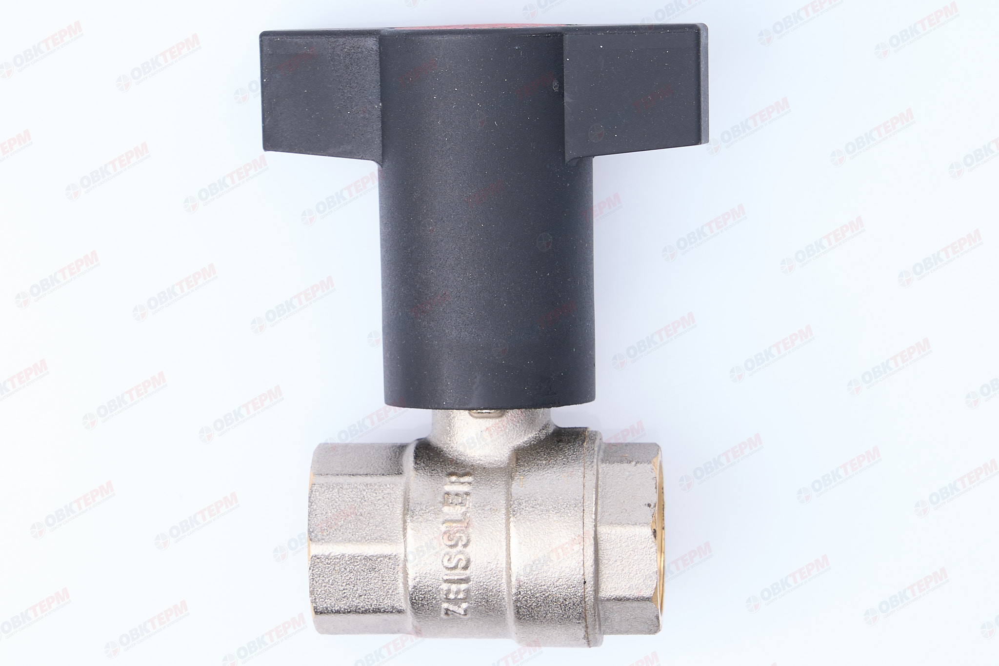 Кран шаровый       (ручка удлиненная пластик)     ZEISSLER     1/2"   ВВ   (15/60) - Изображение №1