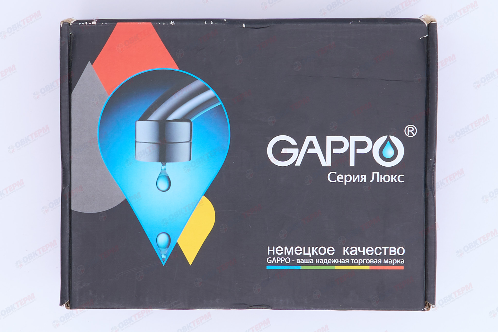 Смеситель с гигиеническим душем GAPPO G7290-6 латунь /черный /термостат - миниатюра №8