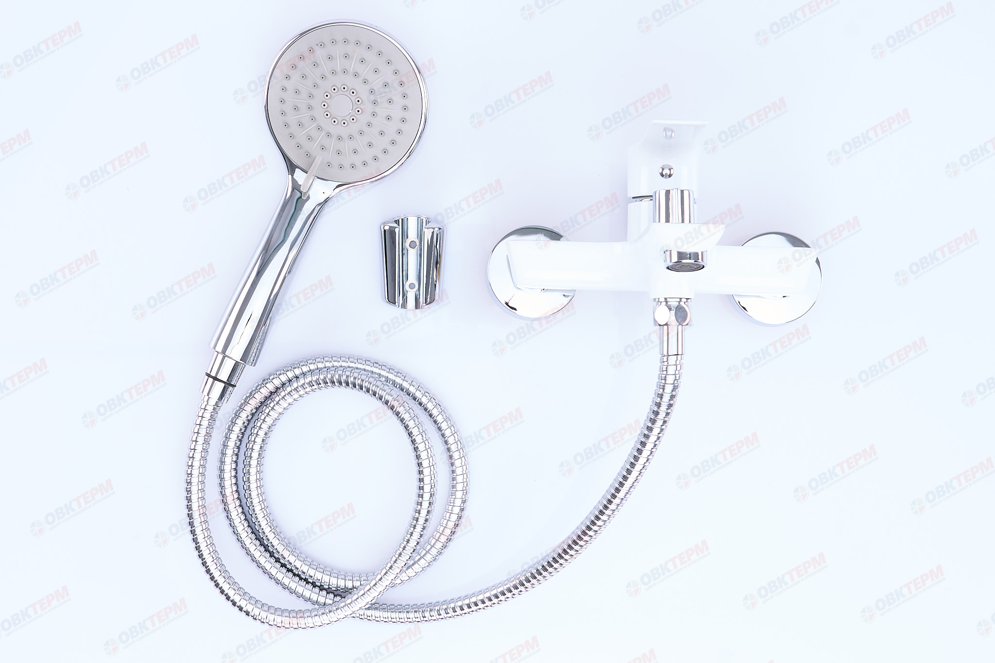 Смеситель д/ванны корот. MIXXUS PREMIUM EVA 009  (WHITE) Ø35 EURO (8 шт/ящ) - миниатюра №2