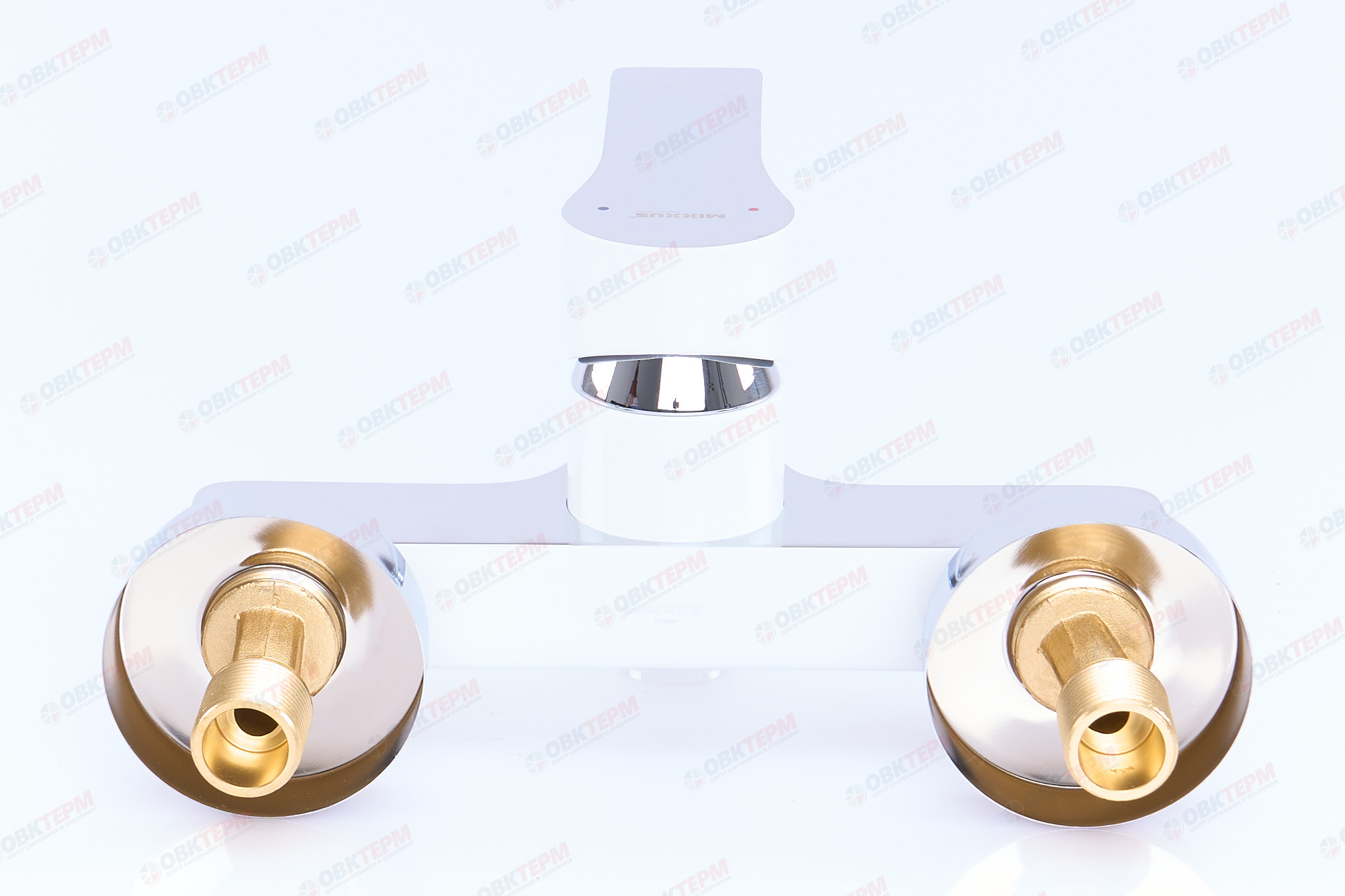 Смеситель д/ванны корот. MIXXUS PREMIUM EVA 009  (WHITE) Ø35 EURO (8 шт/ящ) - миниатюра №4