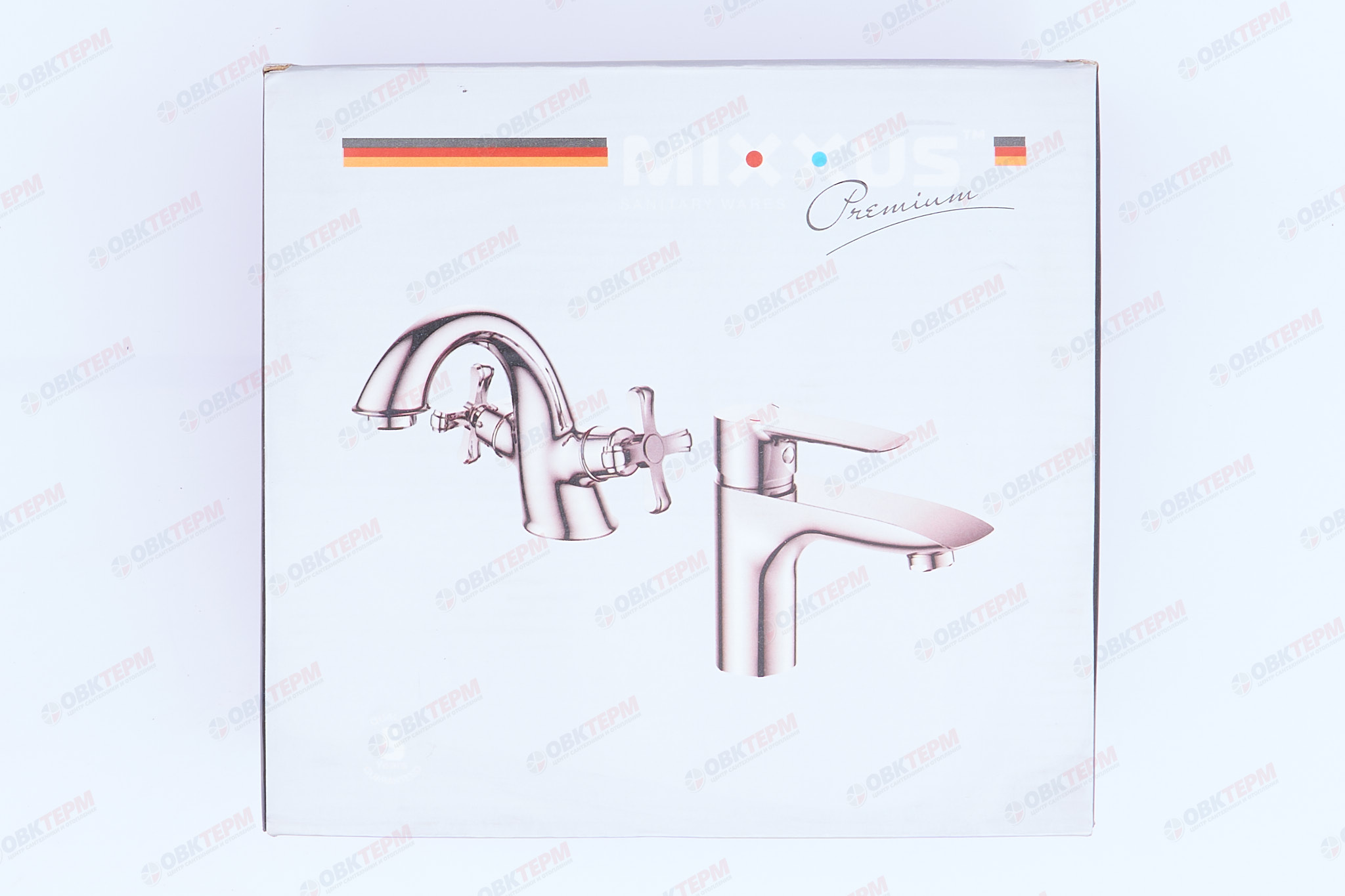 Смеситель д/ванны корот. MIXXUS PREMIUM EVA 009  (WHITE) Ø35 EURO (8 шт/ящ) - миниатюра №6
