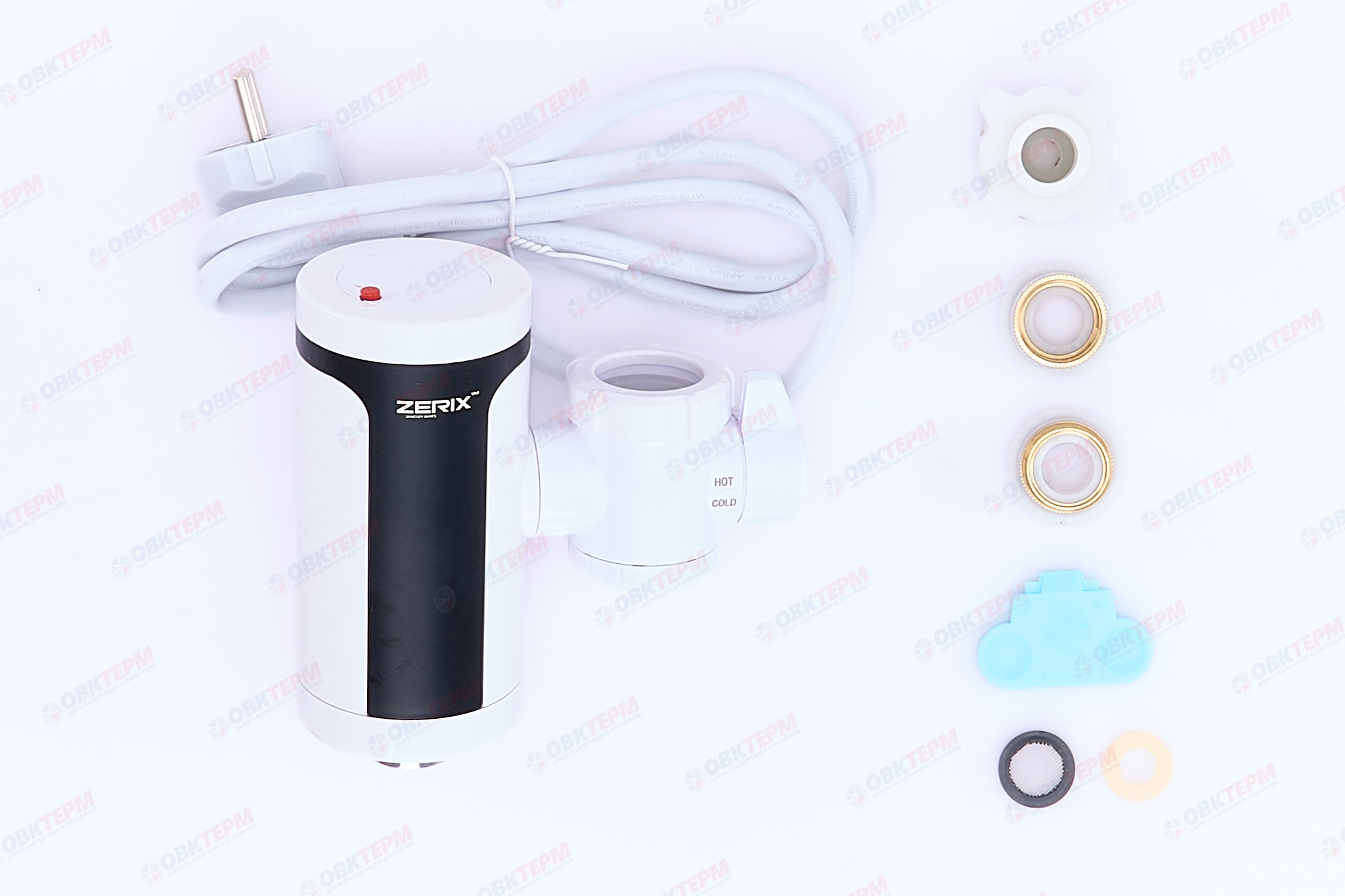 Водонагреватель на излив ZERIX ELW77-E с индек. темп. /крепл.на излив смес / - Изображение №4