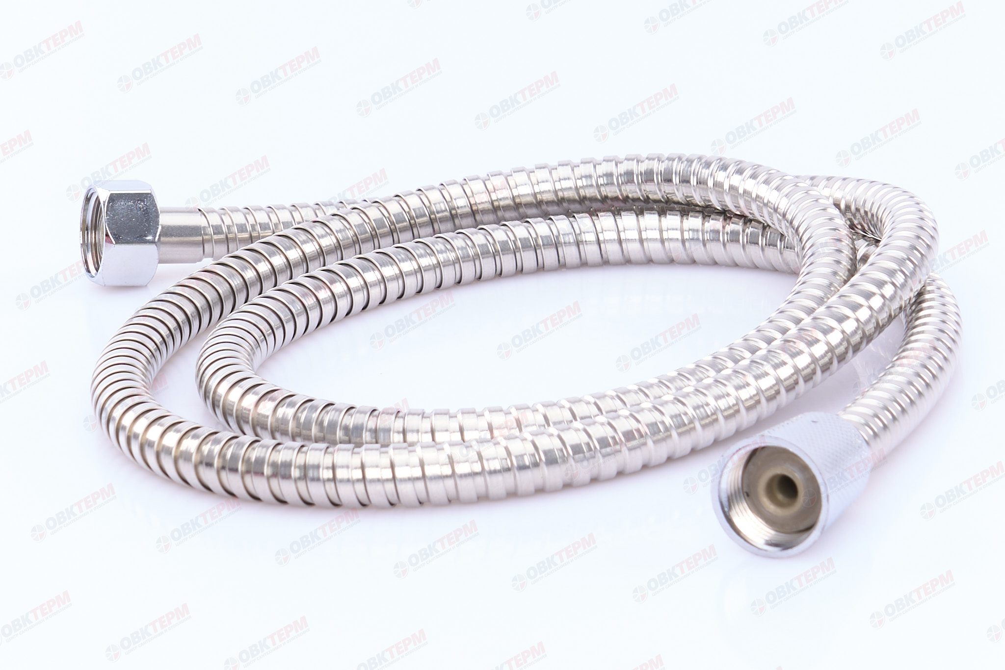 Шланг д/душа G-FERRO Z01 хром /150см /металл (100 шт/ящ) - Изображение №2