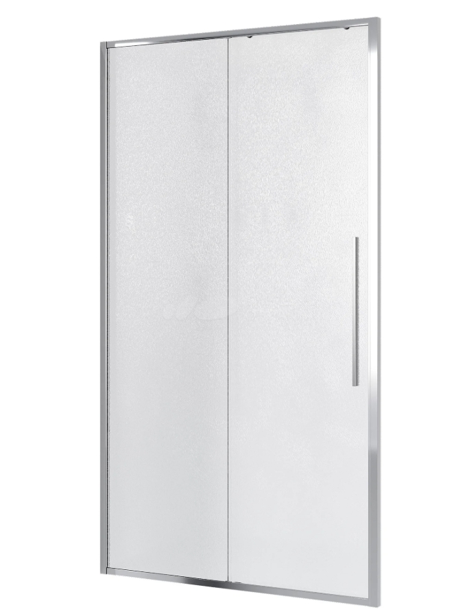 Дверь в нишу, раздвижная (левая), шиншила стекло 6мм NIAGARA  NG-65-13CH (130х195) 1 место - Изображение №1