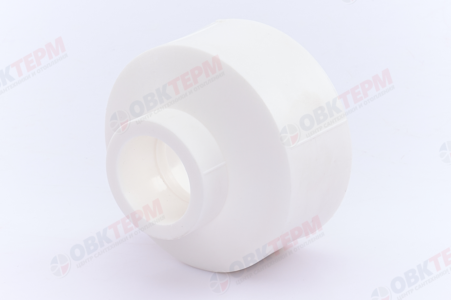 Муфта переход.  ВВ  63*32   БЕЛАЯ PP-R   (RTP)    (80/10) - Изображение №2