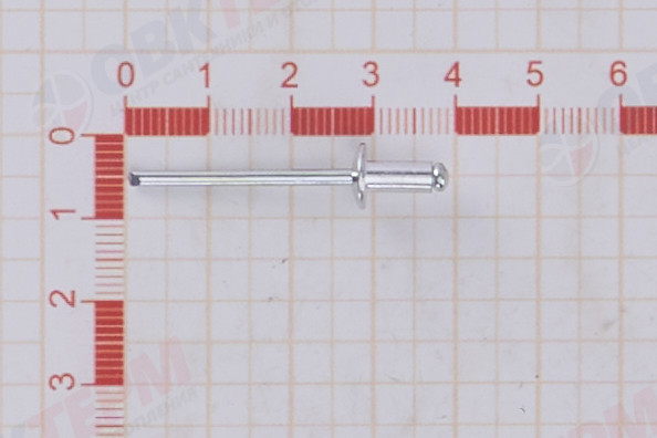 Заклепки алюминиевые 4,0*8 мм 50 шт/уп. P.I.T. - Изображение №5