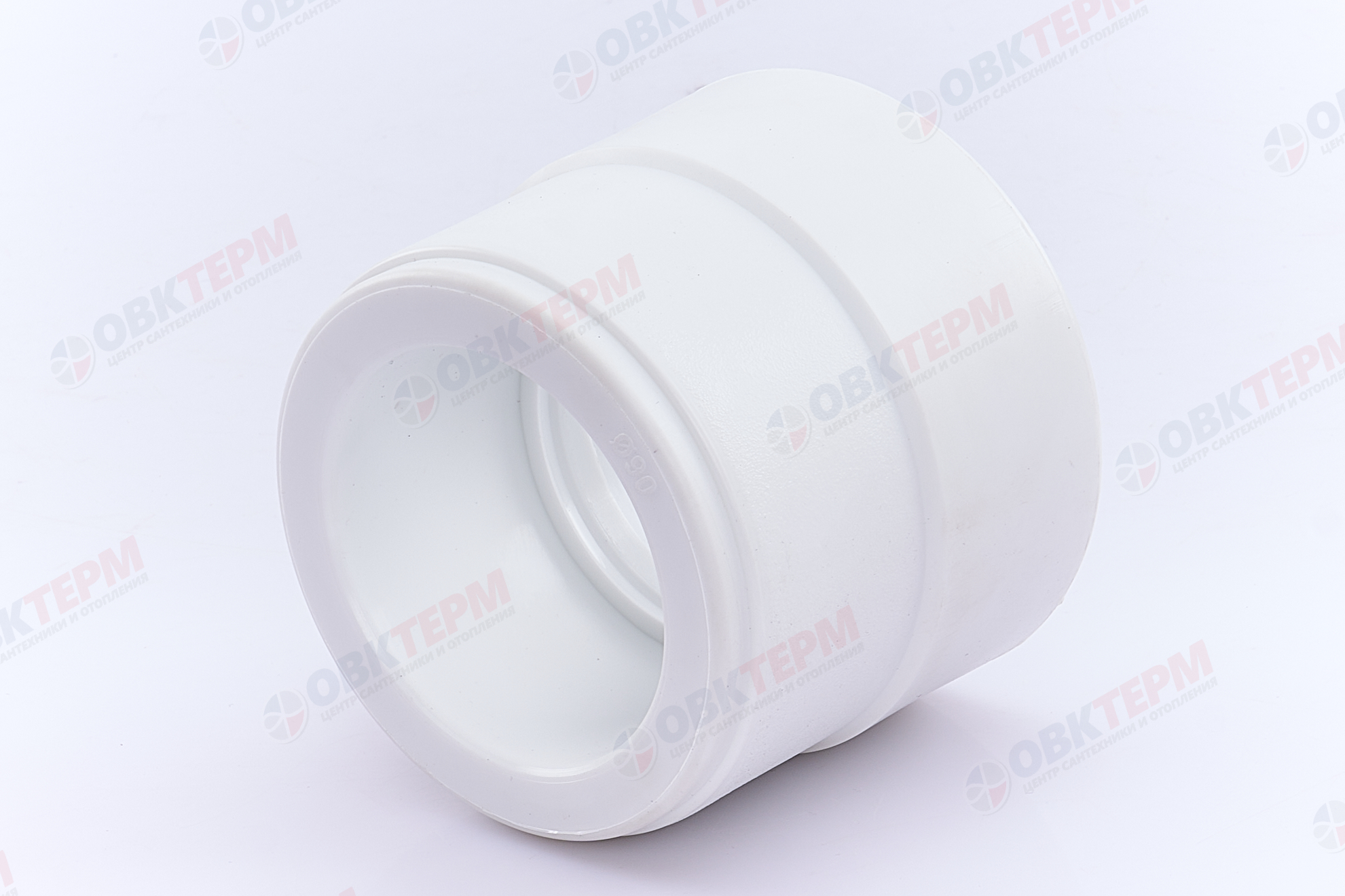 Муфта переход.  ВН  90*63   БЕЛАЯ PP-R   (RTP)    (12/2) - миниатюра №2