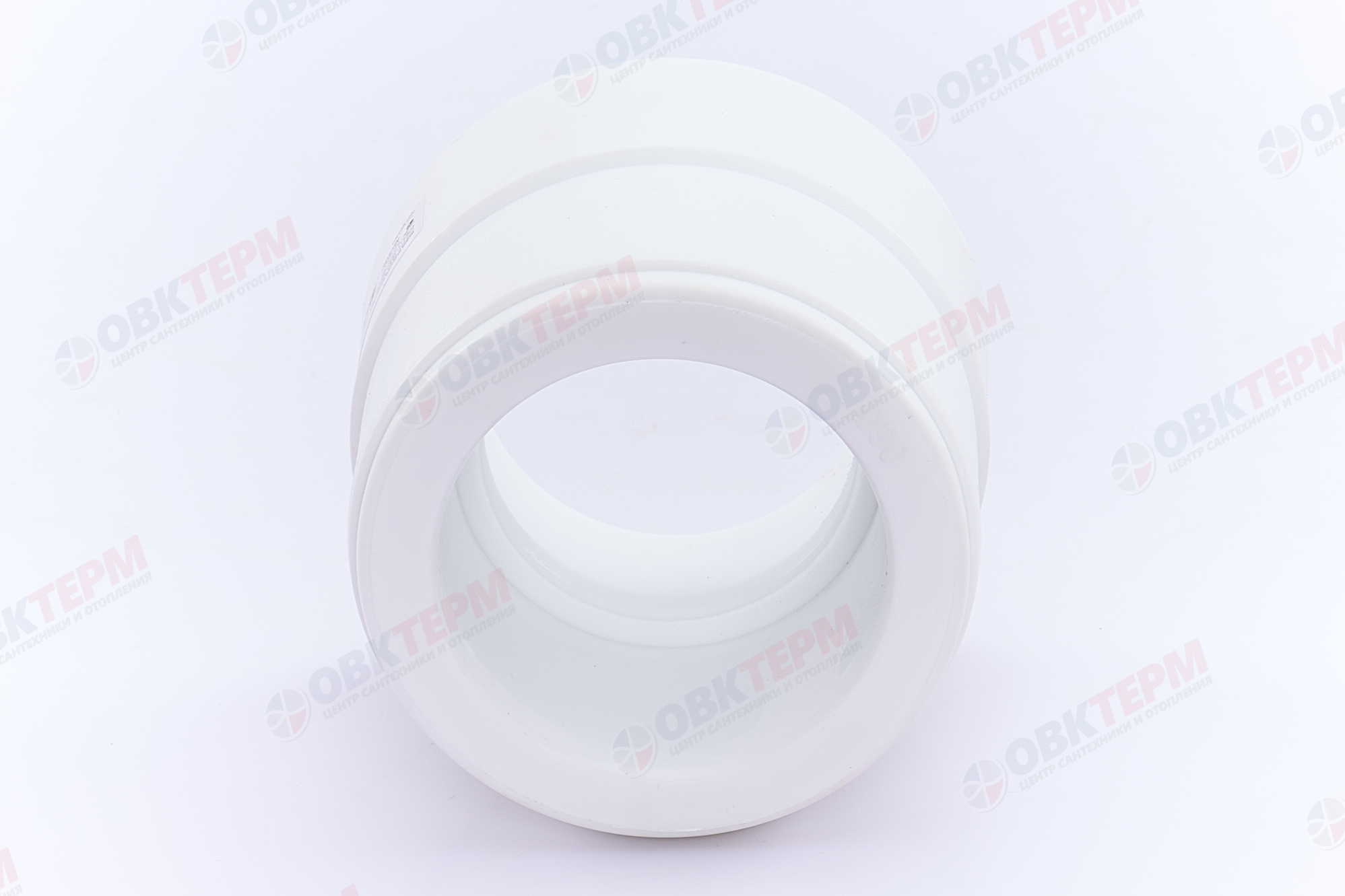 Муфта переход.  ВН  90*63   БЕЛАЯ PP-R   (RTP)    (12/2) - миниатюра №3