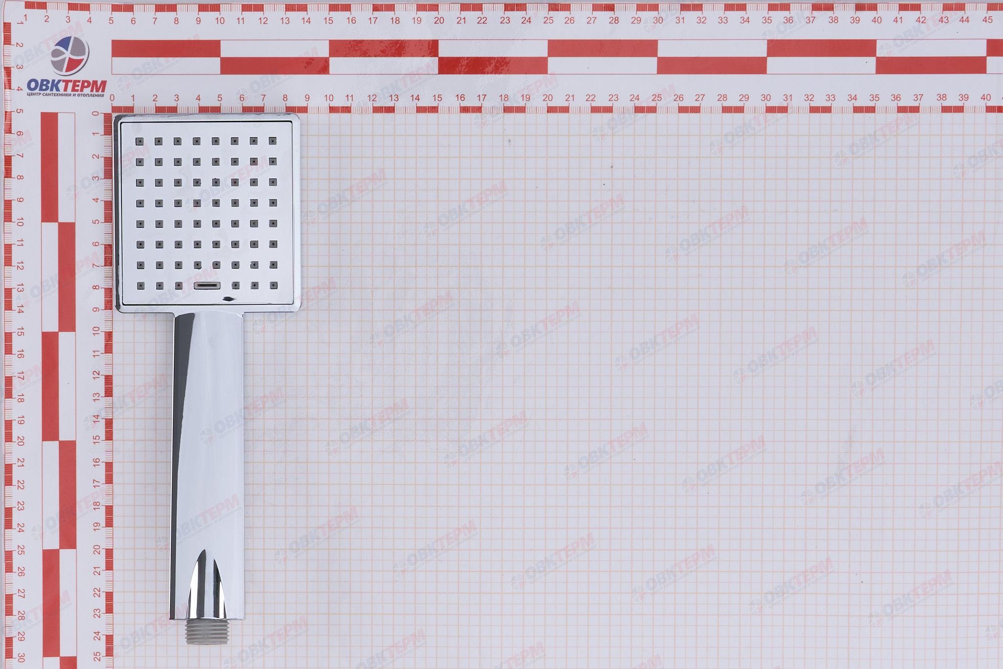 Лейка д/душа ручная FRAP F002 /1 режим /хром  (60 шт) - миниатюра №5