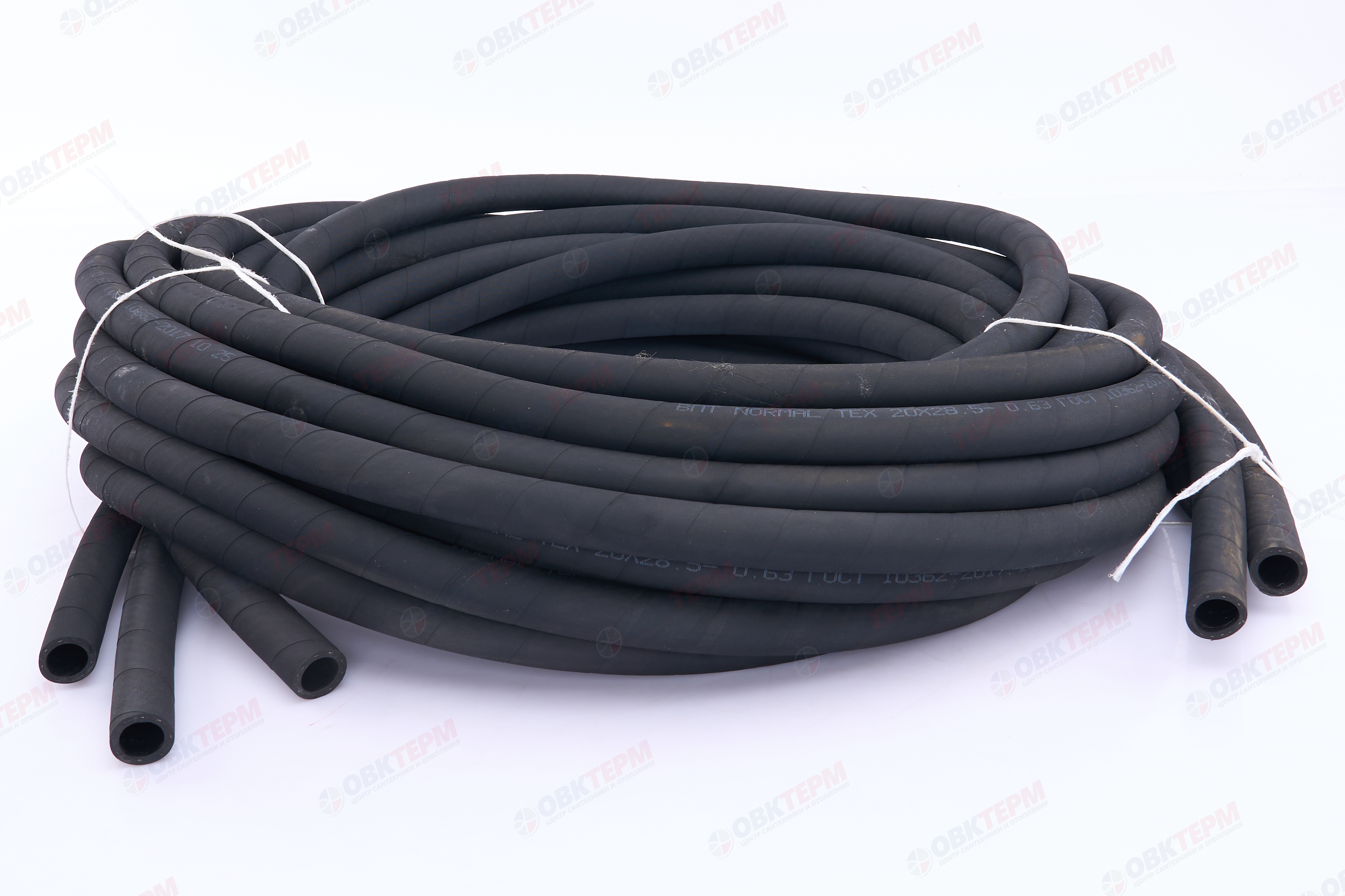 Шланг рукав черный 20х28,5-0,63 МБС рукав кордовый с нитяным каркасом (30м в бухте)(3-отрезка по10м) - миниатюра №3