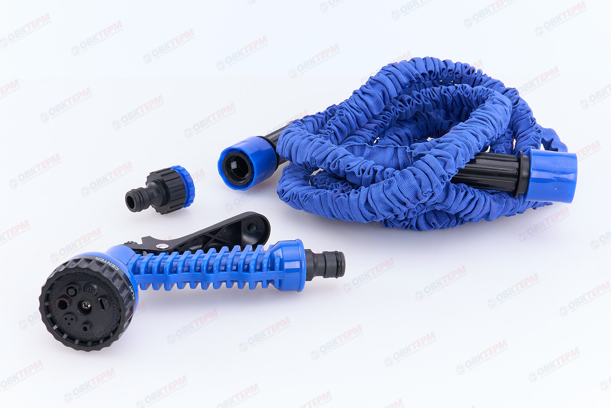 Набор поливочный (шланг раст.7,5м, пистолет-распыл. 7реж.) (ABS+PPR+TPE) (24 шт/ящ) CRAB PL-231 - Изображение №2