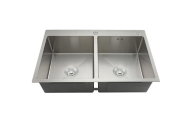 Мойка GAPPO GS8350 (0.8мм /коландер /сатин/ 830x500x215mm) - Изображение №1