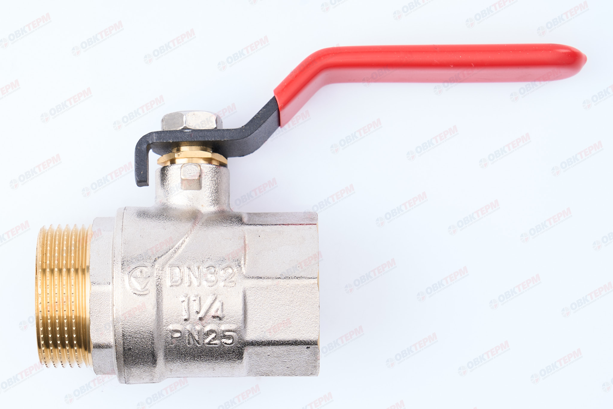 Кран шаровый     EUROPRODUCT    1 1/4"  ВН   ручка   (36 шт) - Изображение №1