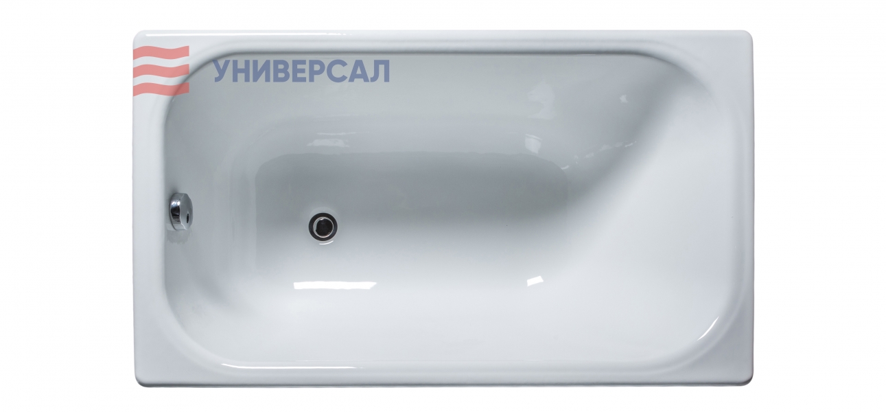 Ванна чугунная Универсал КАПРИЗ  120*70 см с ножками (7шт) - Изображение №1
