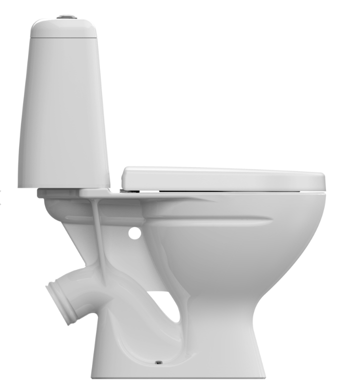 Унитаз-компакт Cersanit STAR  KO31 3/6 косой выпуск (крышка дюро lifting, easy-off, белый) - Изображение №5