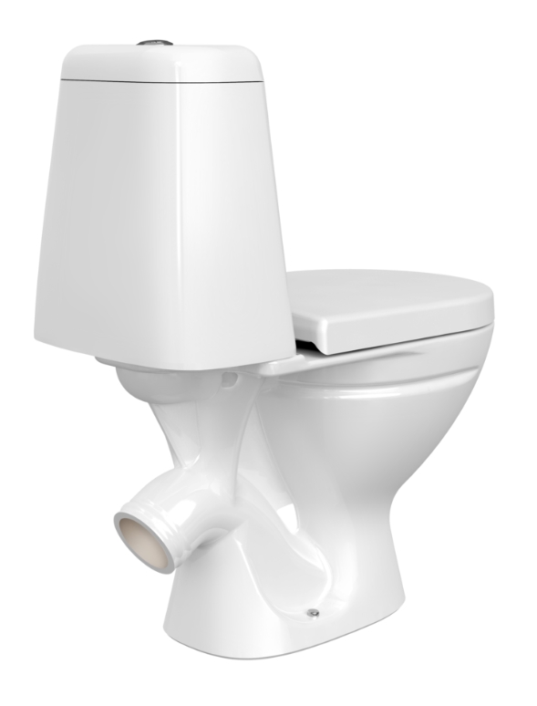 Унитаз-компакт Cersanit STAR  KO31 3/6 косой выпуск (крышка дюро lifting, easy-off, белый) - миниатюра №6