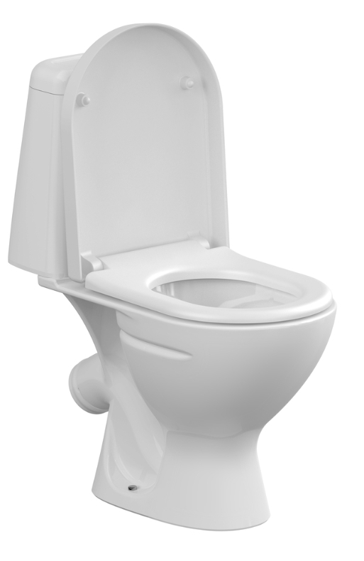 Унитаз-компакт Cersanit STAR  KO31 3/6 косой выпуск (крышка дюро lifting, easy-off, белый) - миниатюра №8