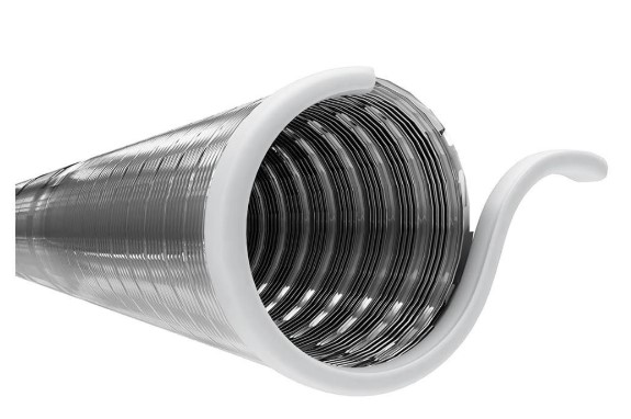 Воздуховод FD спирально-навивной нерж.сталь d120  L1м (11шт/уп) Эра - миниатюра №6