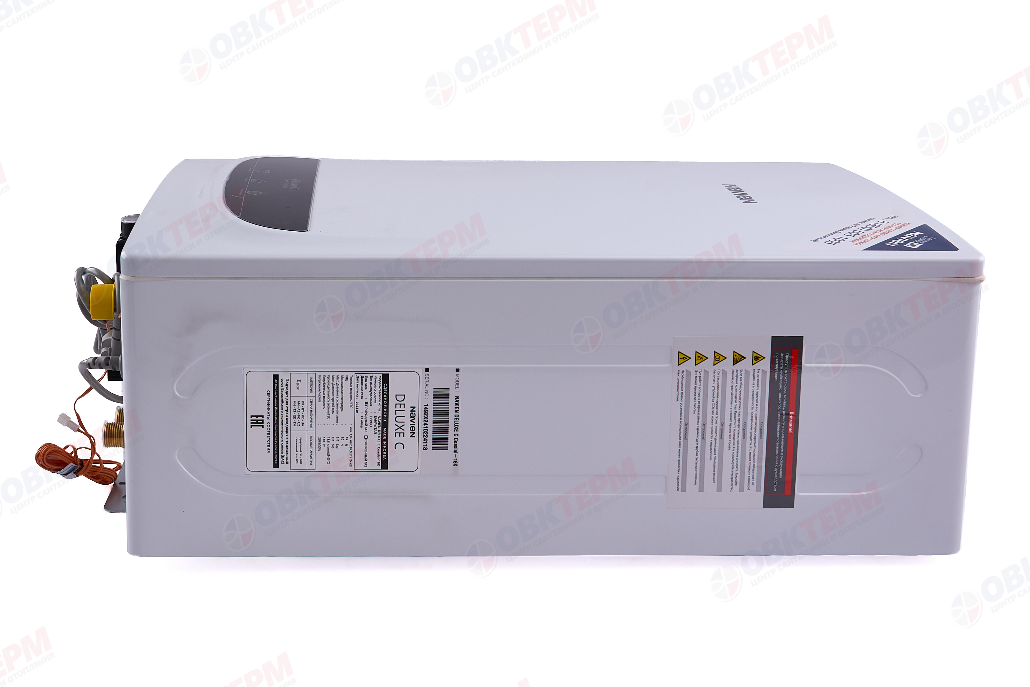 Котел газовый настенный NAVIEN  Deluxe  C - 16K (16 кВт, 2-х конт, турбо,без трубы) - миниатюра №4