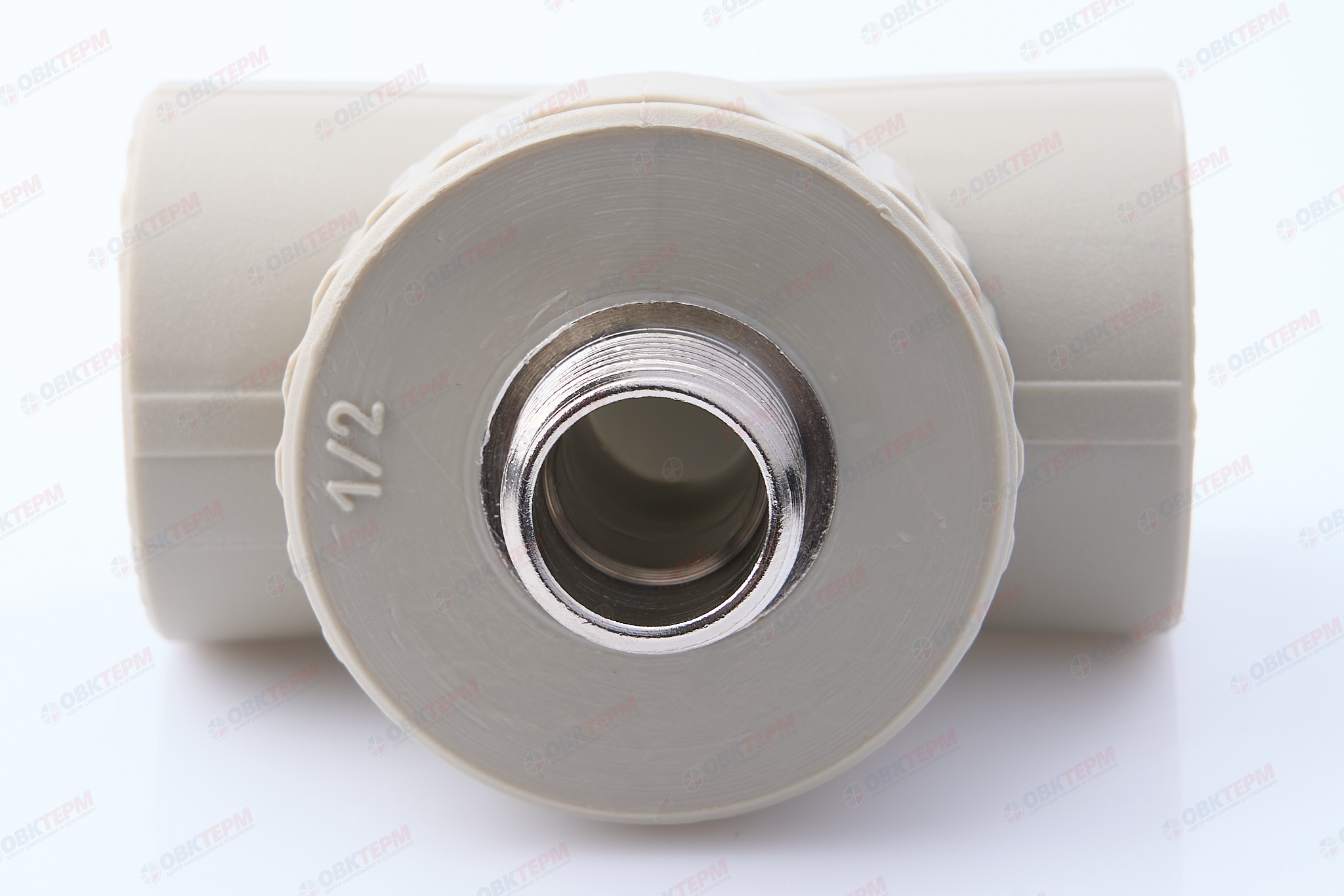 Тройник с МРН  32 * 1/2"      (VALFEX)  серый   (30/10) - миниатюра №4