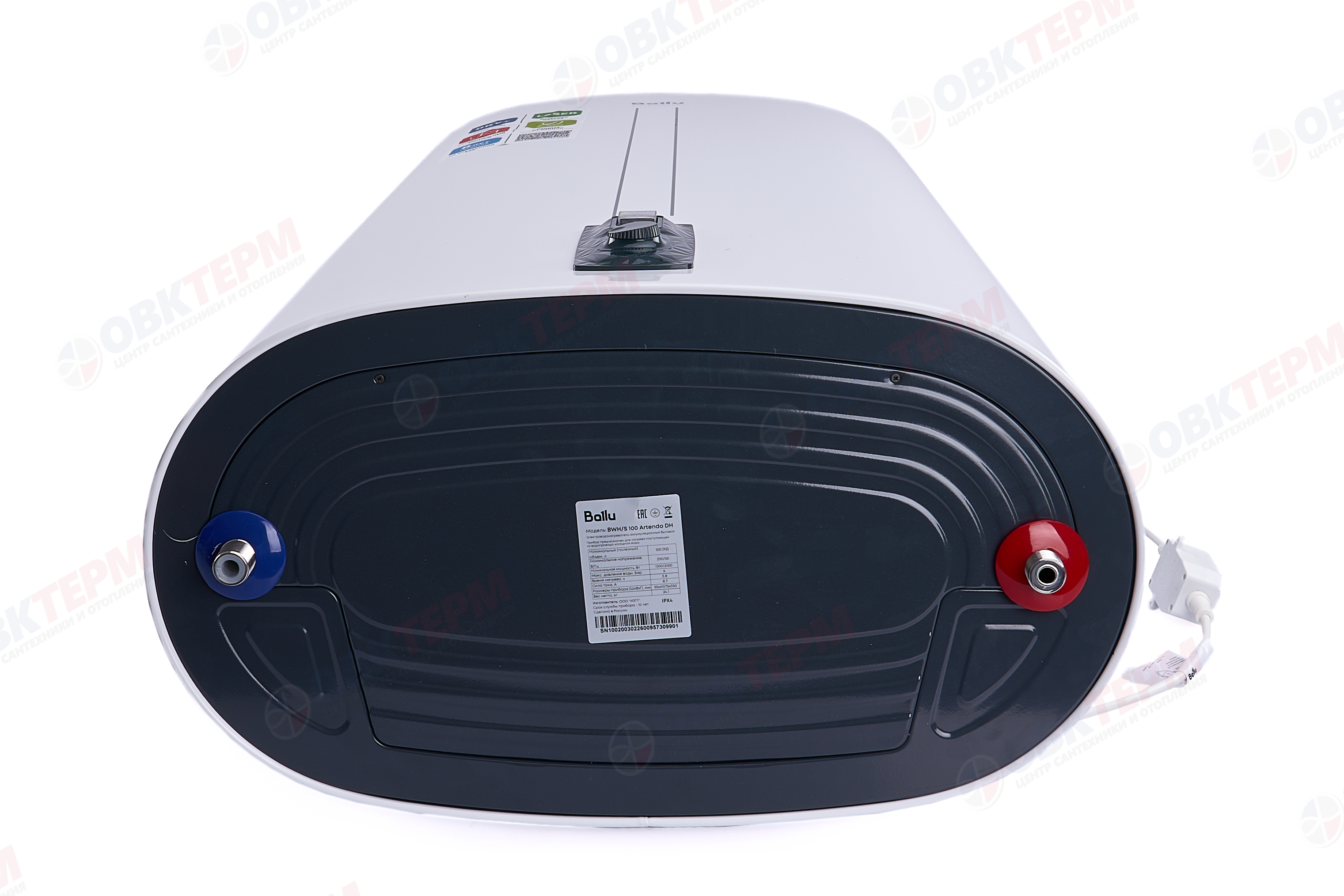Водонагреватель Ballu BWH/S  100 Artendo DH (2 кВт, сухие тэны, унив. монтаж, ш550,5*в1070,5*г350) - миниатюра №11
