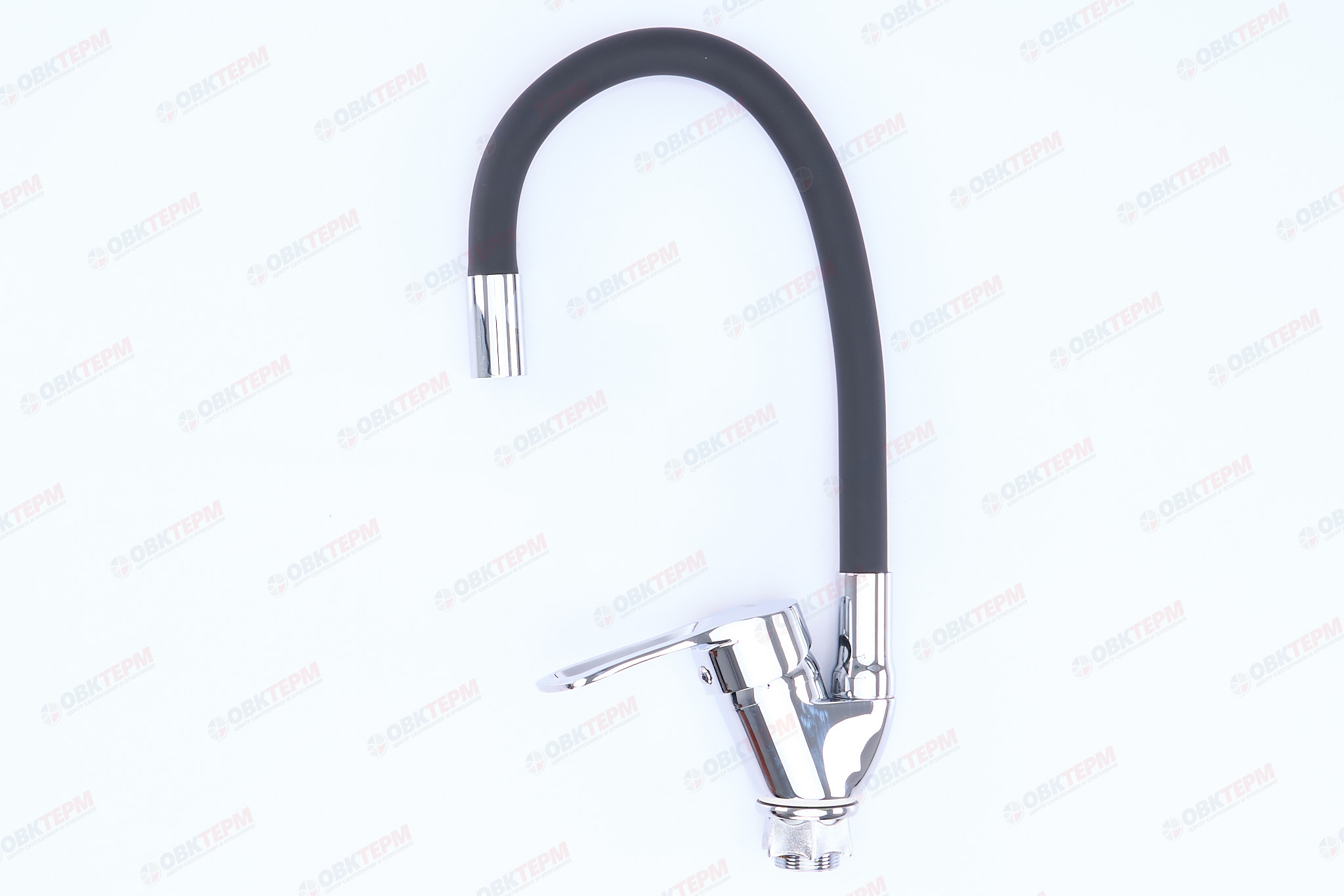 Смеситель д/кухни REFLECTOR MIXXUS FANY 011 (NUT) BLACK-CHROME Ø35 без подводки ГАЙКА  (12 шт/ящ) - Изображение №2