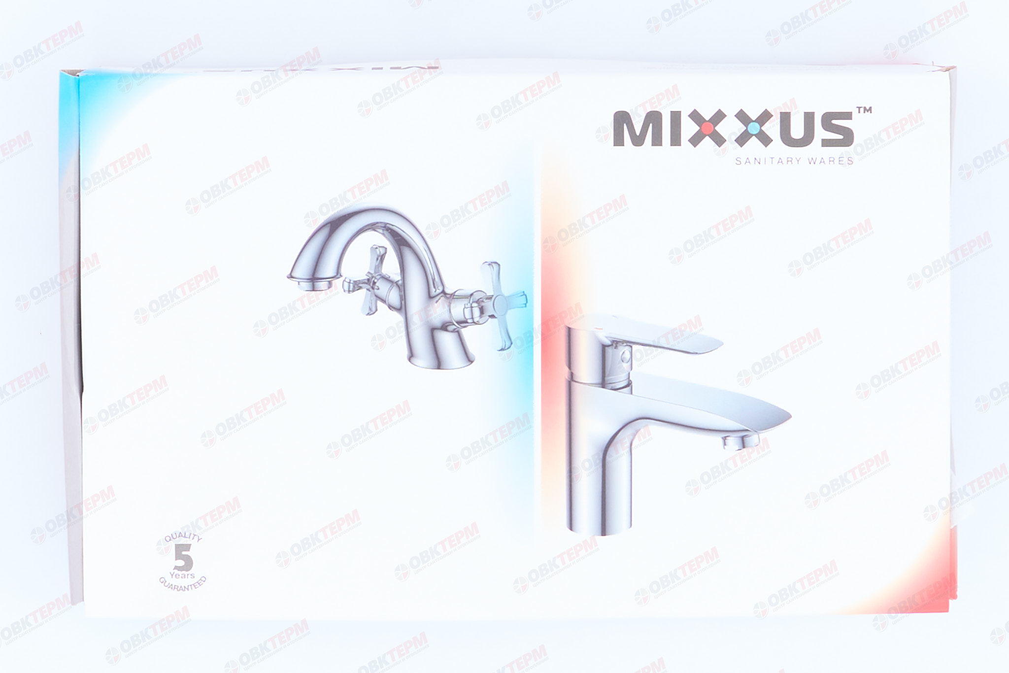 Смеситель д/кухни REFLECTOR MIXXUS FANY 011 (NUT) BLACK-CHROME Ø35 без подводки ГАЙКА  (12 шт/ящ) - миниатюра №6