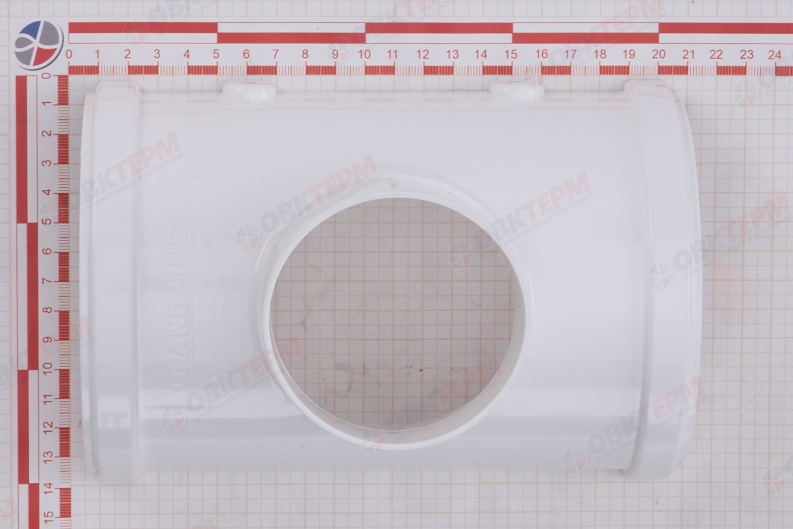 Воронка Классика 120 ПВХ Grand Line белая (RAL 9003) (уп. 20шт) - миниатюра №6