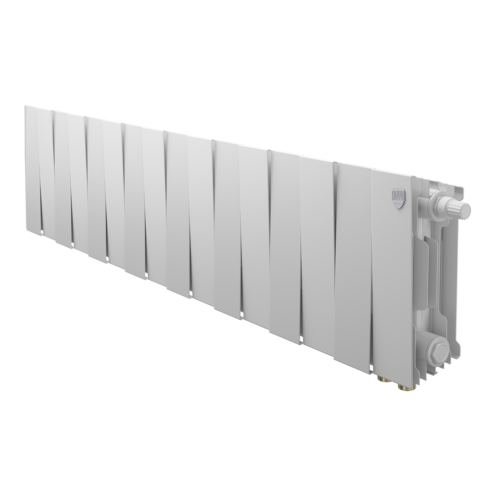 Биметалл радиатор    Royal Thermo PianoForte 300 VDR Bianco Traffico 16секц. - изображение №1