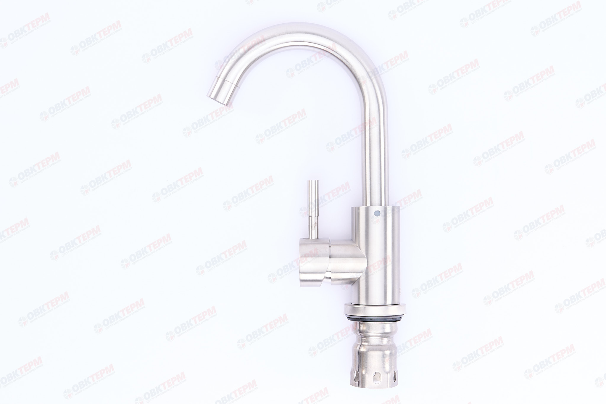 Смеситель д/умывальника нерж/сталь ZERIX - SUS-001-C   (катридж 35мм, на ГАЙКЕ)  10 шт/ящ - миниатюра №4