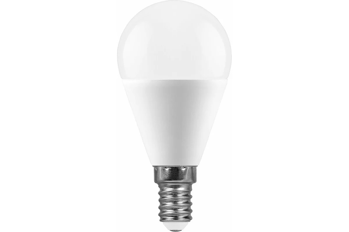 Feron Лампа светодиодная,  (13W) 230V E14 4000K G45, LB-950 - Изображение №1