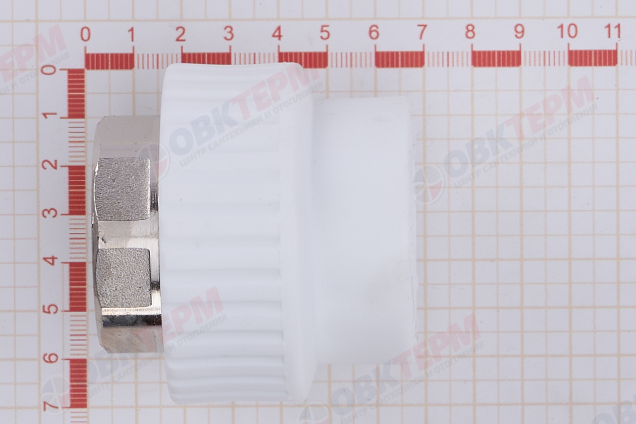 МРВ  40 *1 1/4"    БЕЛАЯ PP-R    (RTP)    (36/6) - миниатюра №6