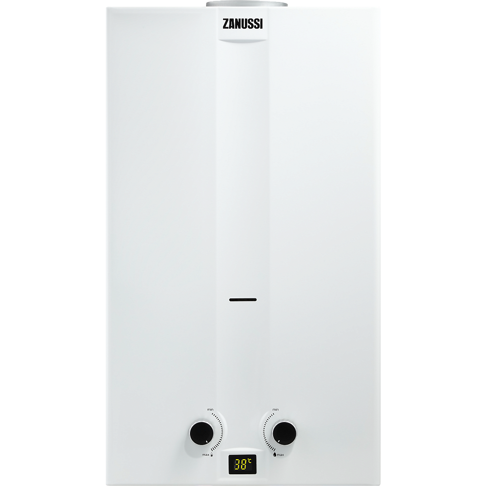 Колонка газовая ZANUSSI GWH   10 Fonte (белая) (10л/20кВт) - миниатюра №6