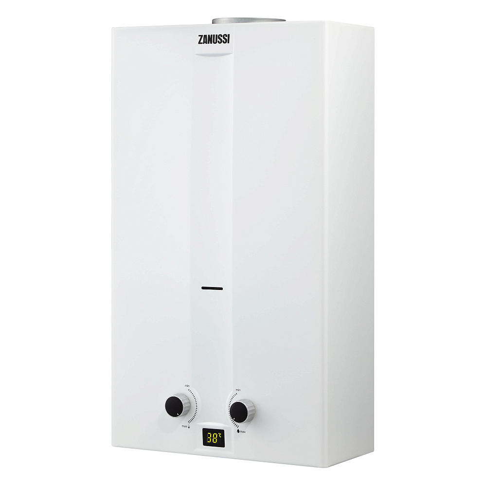 Колонка газовая ZANUSSI GWH   10 Fonte (белая) (10л/20кВт) - Изображение №1
