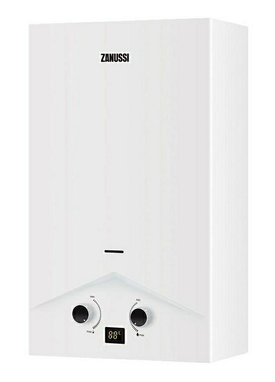 Колонка газовая ZANUSSI GWH   10 Rivo (белая)  (10л/20кВт) - Изображение №1