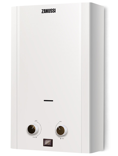 Колонка газовая ZANUSSI GWH   12 Fonte (белая) (12л/24кВт) - Изображение №1