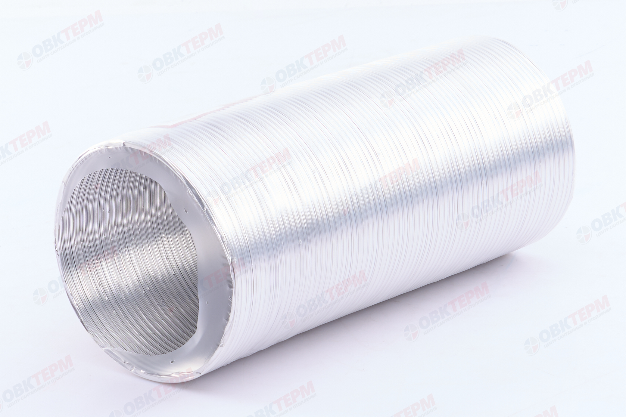 Воздуховод гофрированный алюминиевый d130 L3 м (11шт/уп) Эра - миниатюра №4