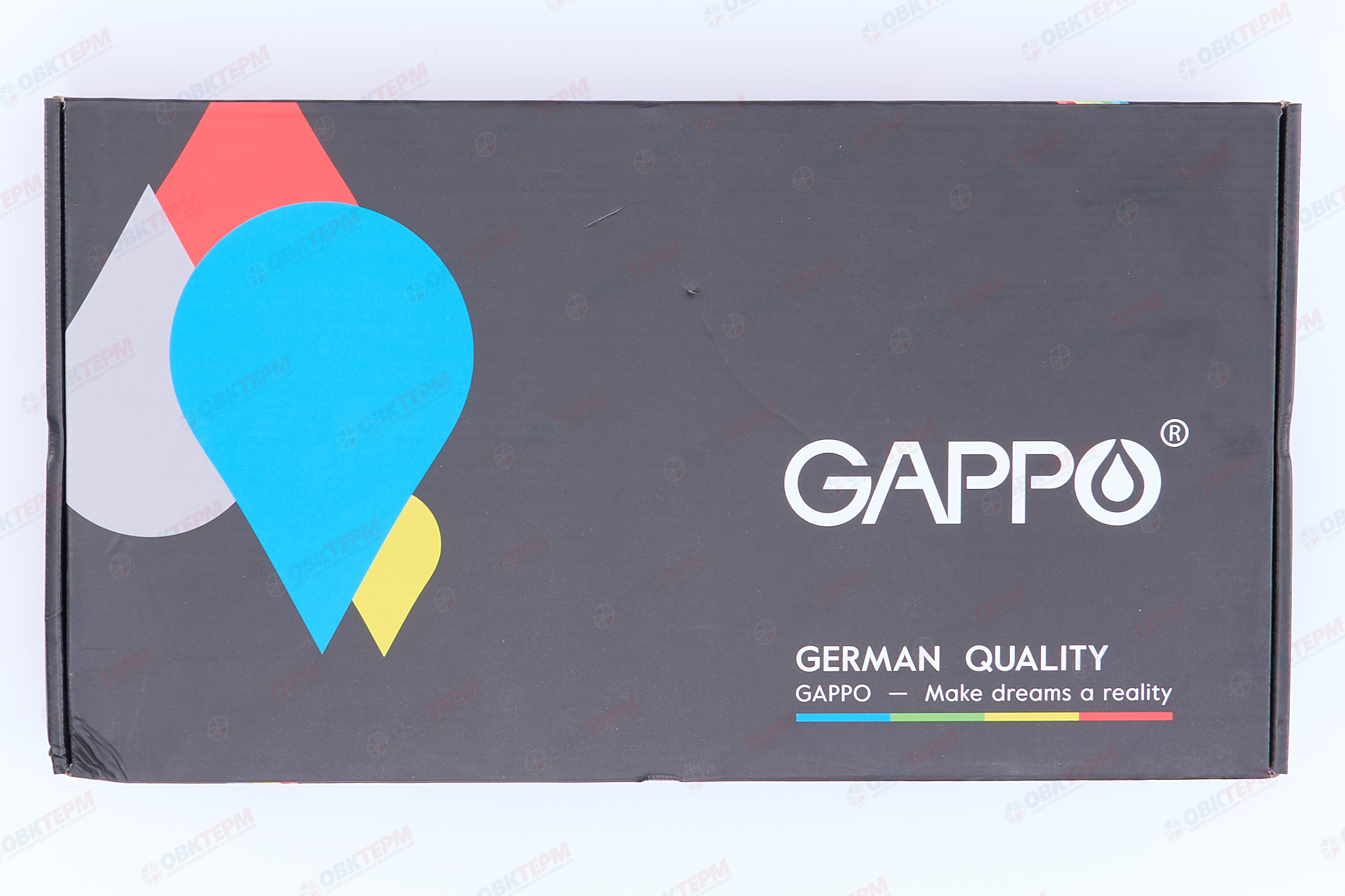 Смеситель д/кухни под ФИЛЬТР GAPPO G4398-39 латунь /оружейная сталь /Ø35 /шпилька - миниатюра №8