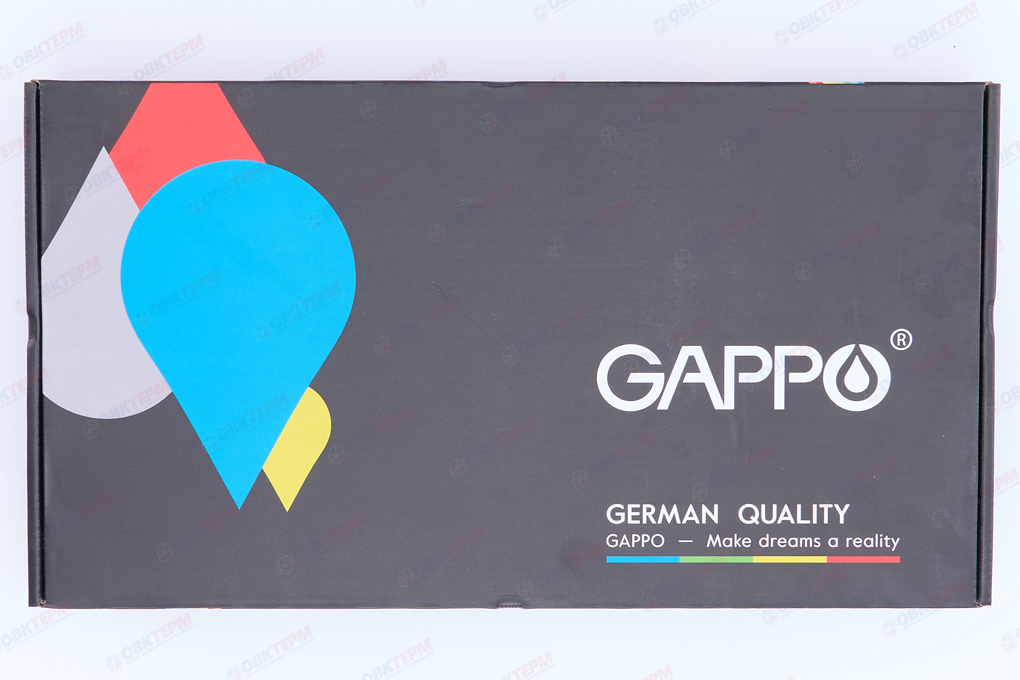 Смеситель д/кухни под ФИЛЬТР GAPPO G4398-39 латунь /оружейная сталь /Ø35 /шпилька - миниатюра №13