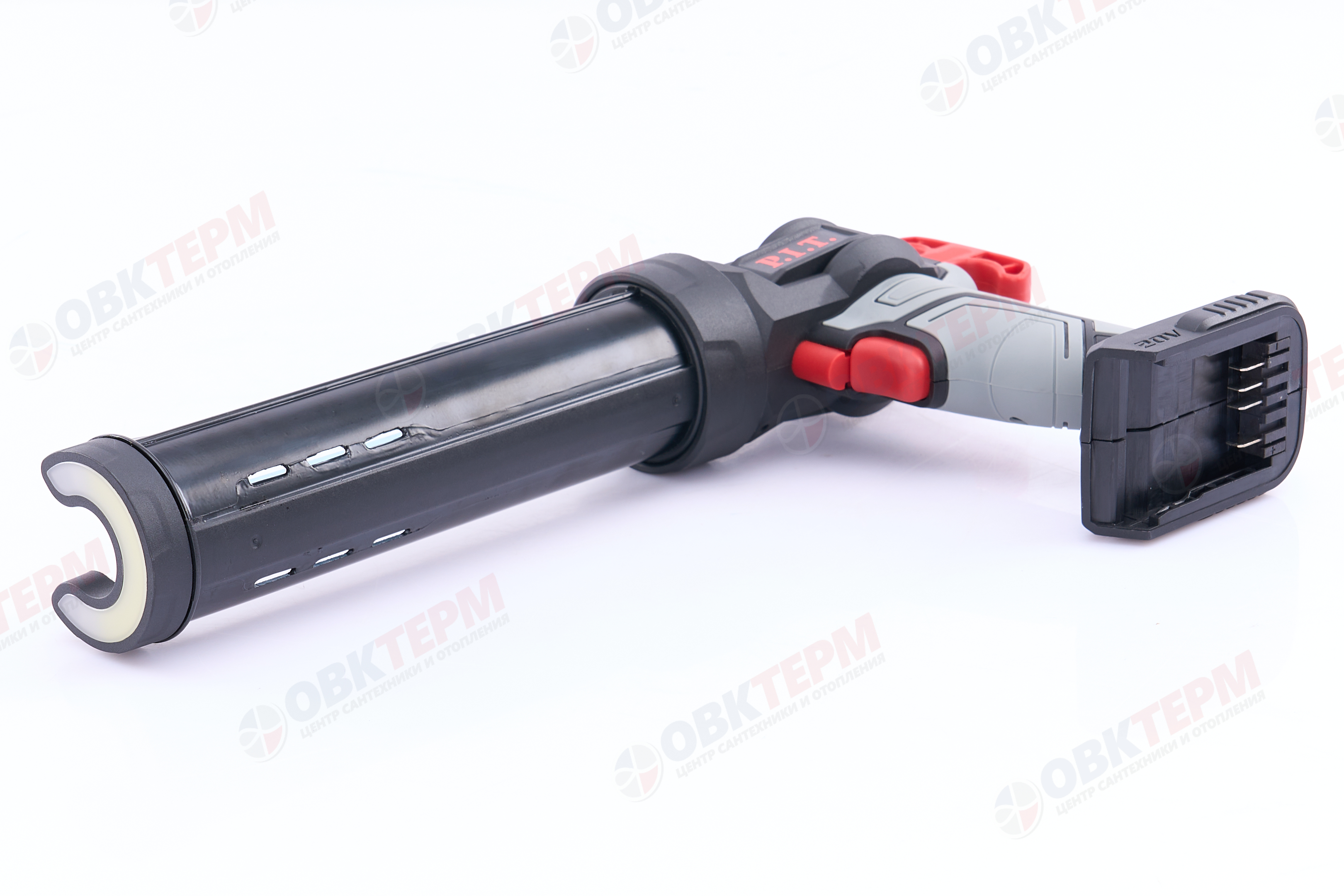Пистолет для герметика аккум. P.I.T. OnePower PEC20H-300A SOLO (20В, 4скор, 300мл, БЕЗ АКБ и ЗУ) - Изображение №2