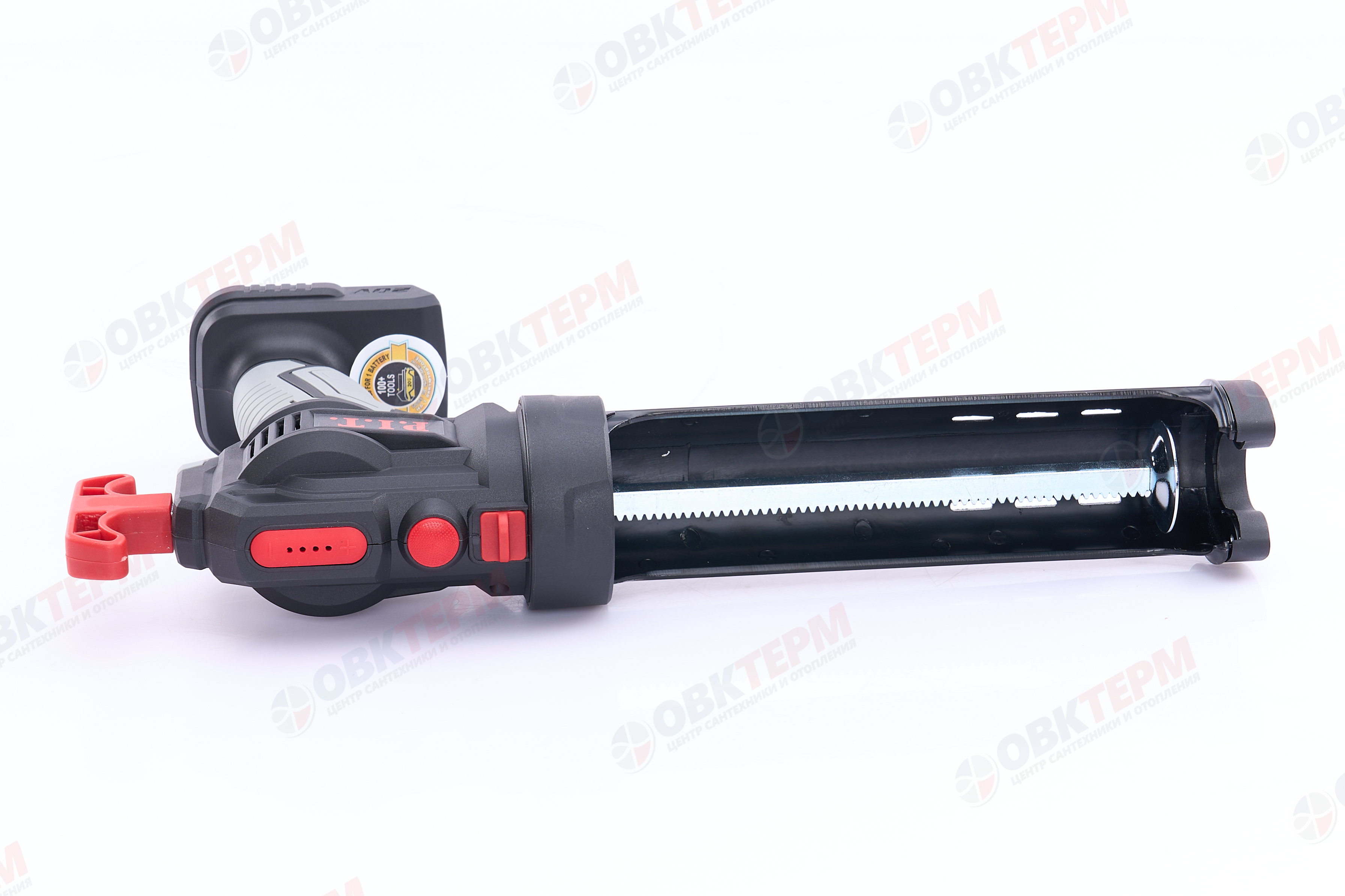 Пистолет для герметика аккум. P.I.T. OnePower PEC20H-300A SOLO (20В, 4скор, 300мл, БЕЗ АКБ и ЗУ) - миниатюра №10