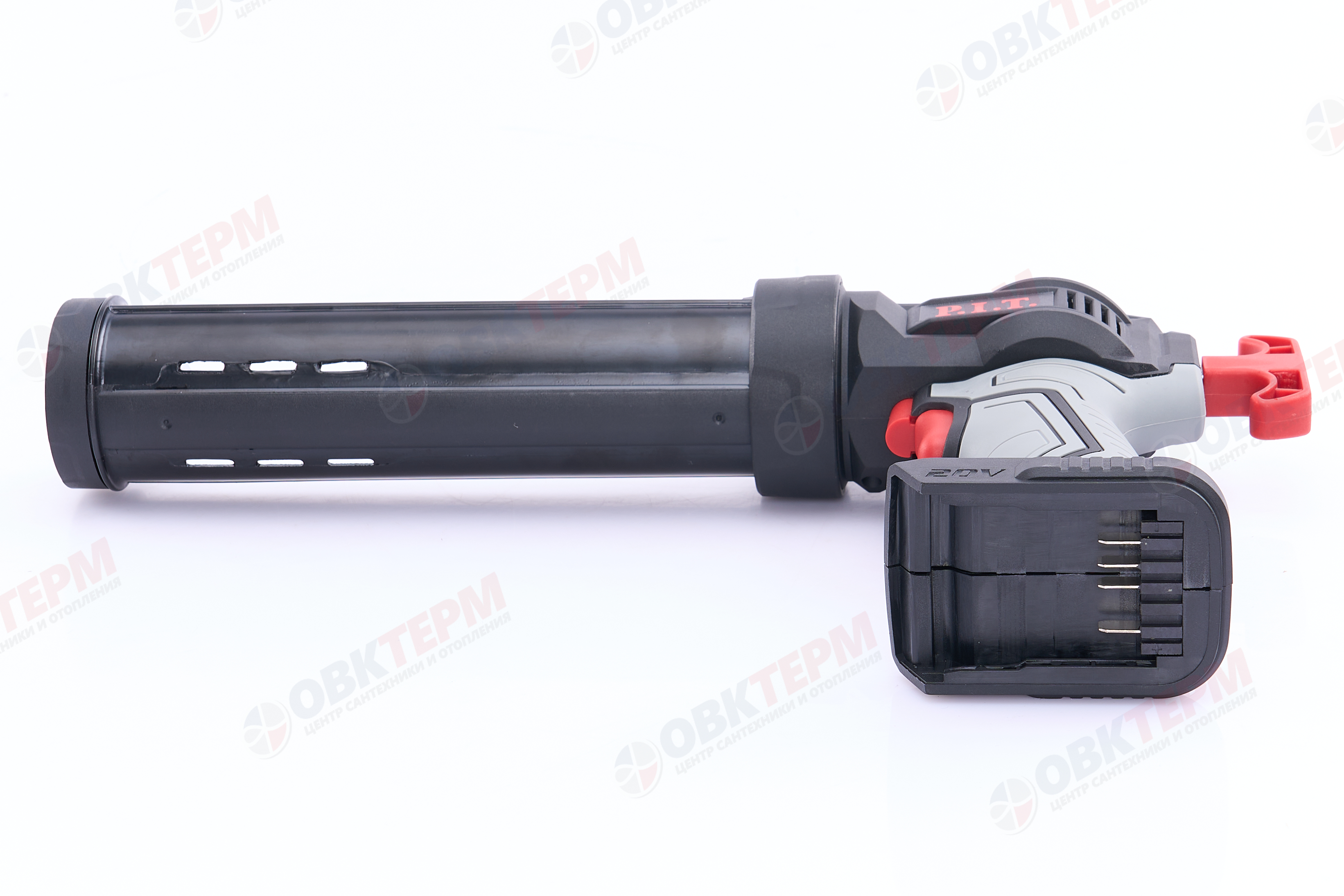 Пистолет для герметика аккум. P.I.T. OnePower PEC20H-300A SOLO (20В, 4скор, 300мл, БЕЗ АКБ и ЗУ) - миниатюра №12